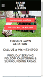 Mobile Screenshot of folsomlawnaeration.com